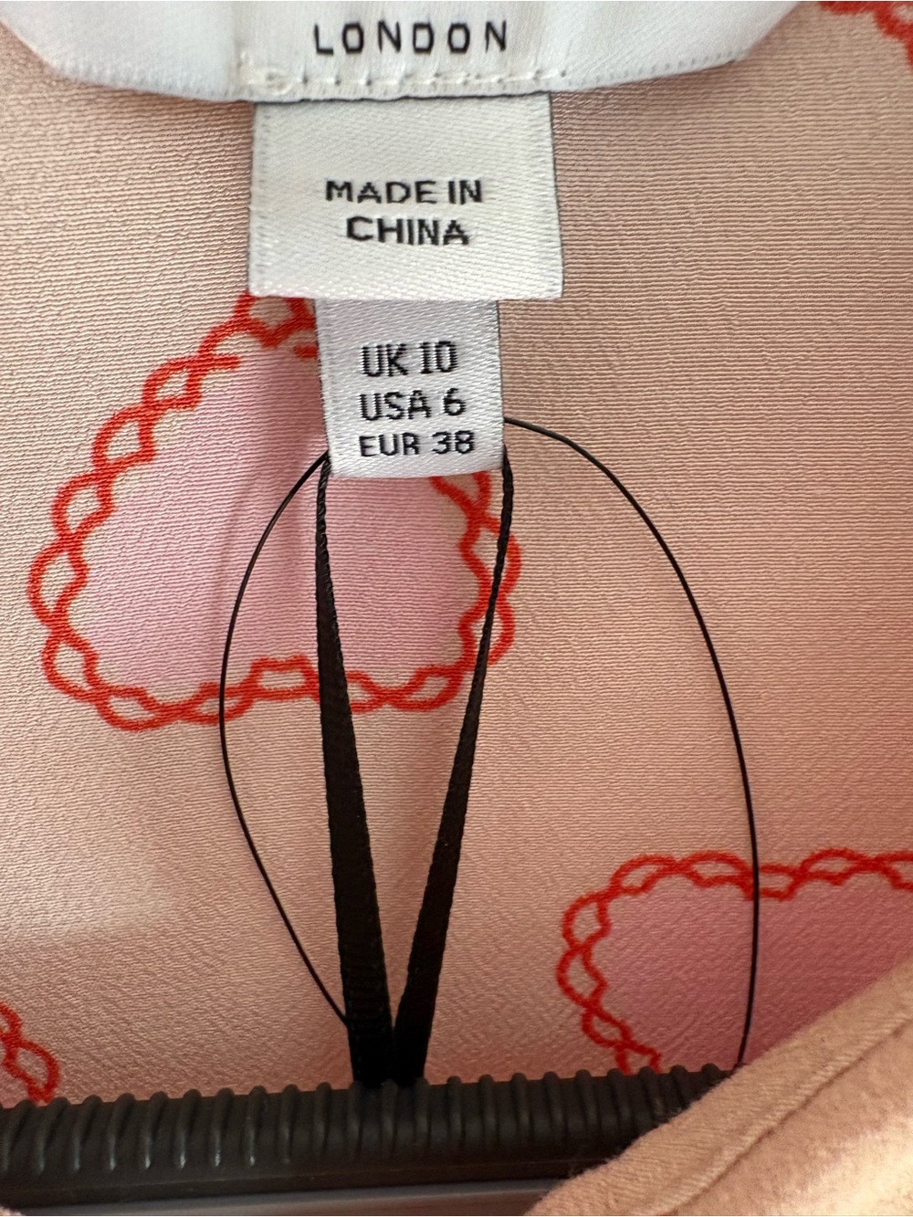 LK Bennett NWT Heart  Print Bow Blouse - Picture 11 of 12